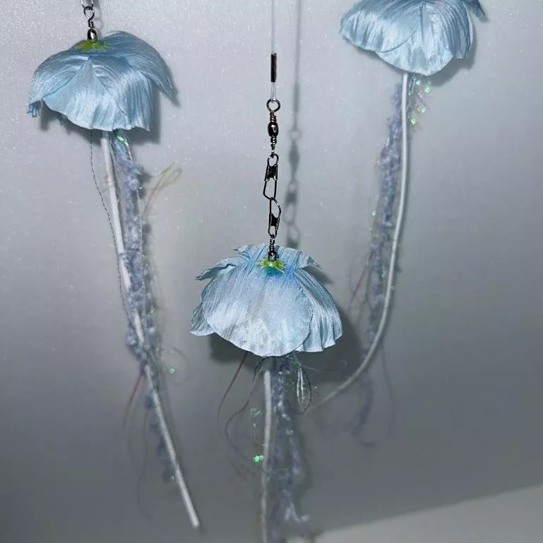 現貨 韓國品牌選品 超夢幻流蘇水母逗貓棒替換頭~~~很美