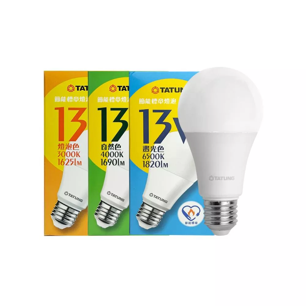 大同 TATUNG LED燈泡 13W E27 全電壓 LED 節能標章 球泡燈